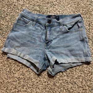 Hollister Light Blue Jean Shorts